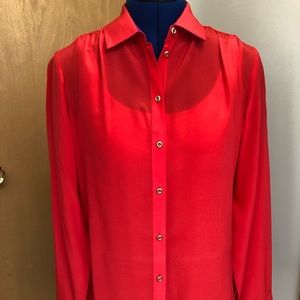 Statement silk  blouse